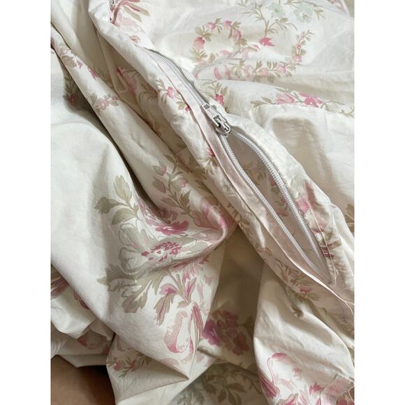 Vintage Rachel Ashwell Shabby Chic Floral Pink Duvet Cover Twin - Picture 6 of 12